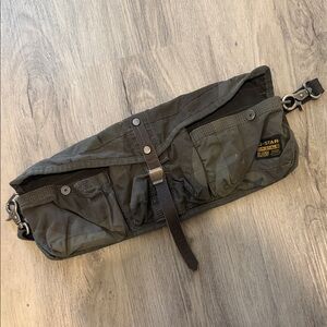 G-Star Olive Utility Belt Pack with Multiple Pockets